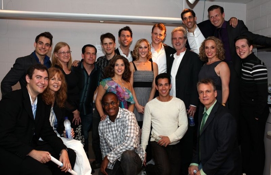 The Toronto Cast of Jersey Boys Celebrates: Back Row, from L to R: West Hyler, Judy P Photo